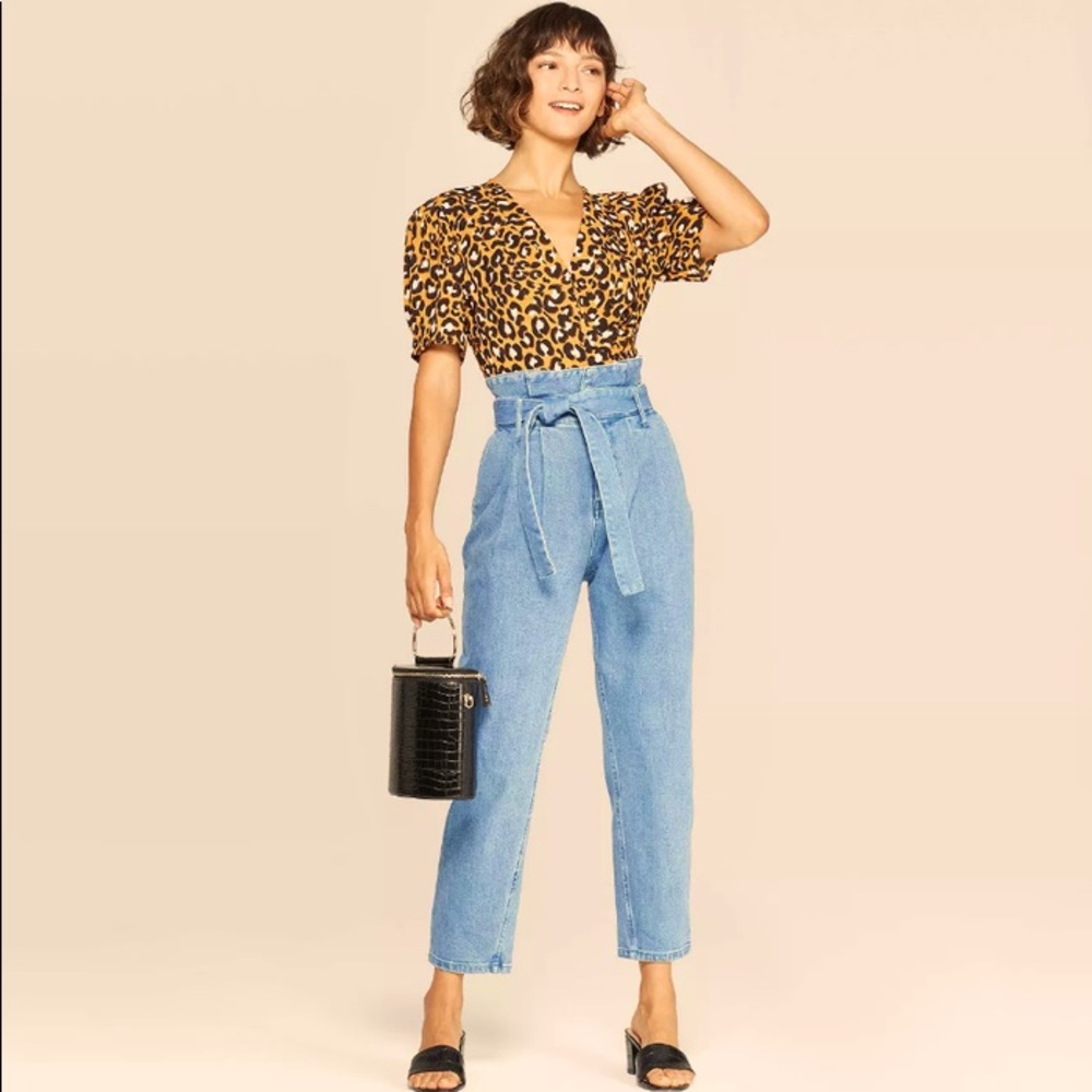 bebe cheetah wrap top
